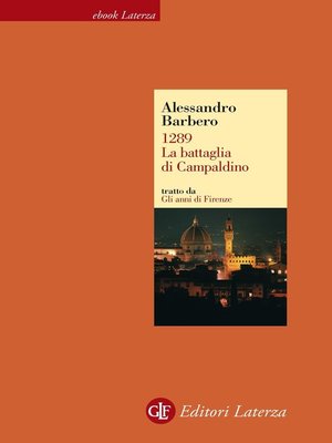 cover image of 1289. La battaglia di Campaldino